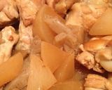 鶏手羽元・大根・こんにゃく入りの簡単煮物作り方6写真