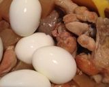 鶏手羽元・大根・こんにゃく入りの簡単煮物作り方7写真