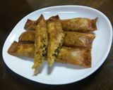 16穀ごはんで☆カレー&チーズ味春巻き作り方8写真
