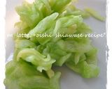 ずいき（天竺芋）の酢の物作り方3写真