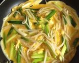 もやしのたまご焼き えのき餡かけ作り方2写真
