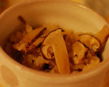 ルクルーゼで炊く　秋の松茸ご飯♪作り方6写真