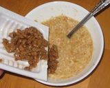 梅みそ納豆deとろろ作り方2写真