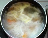 絶品〜ッ＊鶏団子と春雨の中華味噌スープ作り方5写真