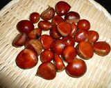 ほんのり紅い栗ごはん　京都カフェ作り方1写真