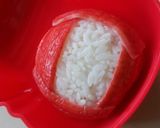 キャラ弁 忍者キティ弁当作り方3写真