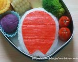 簡単キャラ弁＊仮面ライダーウィザード作り方6写真