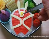 簡単キャラ弁＊仮面ライダーウィザード作り方12写真