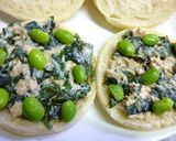 わかめとツナと塩昆布の梅バジルトースト作り方3写真