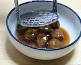 Ｂ級 ミートボールとゆで卵のトースト作り方2写真