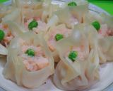 餃子の皮でカニシューマイ作り方4写真