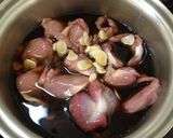 おつまみに♪砂肝のソース煮☆作り方1写真