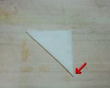 春巻きの皮で＊手作りアイスコーン作り方5写真