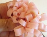 かわいい☆お弁当のすきまにハムの花作り方6写真