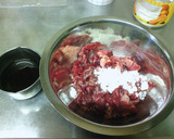 ふわふわ卵と柔らか牛肉のほうれん草炒め作り方1写真