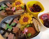 かわいい☆お弁当のすきまにハムの花作り方11写真