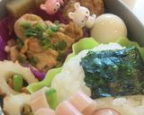 かわいい☆お弁当のすきまにハムの花作り方10写真