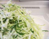 コツは切り方！キャベツと大葉のサラダ作り方5写真