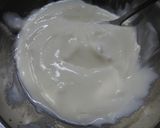 ヨーグルトのさっぱりレアチーズケーキ風。作り方4写真