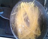 余った酢豚でナポリタン風パスタ作り方2写真