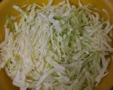 甘辛ツナで生キャベツ作り方1写真