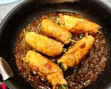 ☼水菜の豚もも巻き♪甘辛しょうゆ味作り方4写真