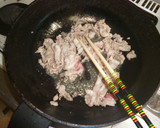 豚肉・なす・玉ねぎ・ししとうのみそいため作り方4写真