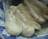 きゅうりとササミの梅肉入り酢の物作り方1写真
