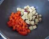 秋の味覚　さつま&トマトのスープ作り方1写真