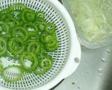 ガッツリ！ゴーヤと玉ねぎのスライスサラダ作り方1写真