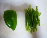 鶏胸肉と細切りピーマンの塩こんぶ炒め作り方4写真