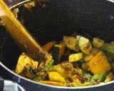 夏野菜とキマカレー（タルカリ）作り方6写真