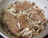 クリームソースのステーキ作り方7写真