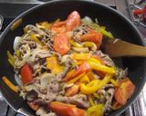 【おかず】スタミナ満点！　牛トマ☆焼肉風作り方4写真