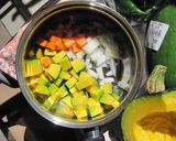 朝とれ野菜のミルクスープ作り方1写真