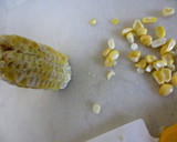 ＊トウモロコシと枝豆の炊き込みご飯＊作り方2写真
