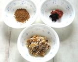 魚の干物と梅干のさっぱり和風チャーハン作り方1写真