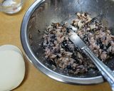 あらめと鶏ひき肉の水餃子作り方2写真