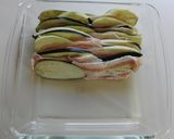 レンジで簡単☆秋なすと豚肉のはさみ蒸し作り方4写真