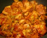 ■キムチに漬け込んだ鶏肉と茄子の炒め物■作り方5写真