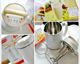 九陽☆キウイとりんご酢の豆乳スムージー作り方1写真