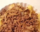 じゃがいもの挽き肉カレー甘辛グラタン作り方3写真