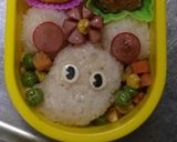 キャラ弁■ネズミ弁当作り方1写真