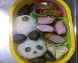 キャラ弁■パンダ弁当作り方5写真