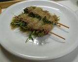 素敵な発想、豆苗の豚バラ肉巻き作り方8写真