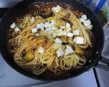 簡単☆茄子とチーズのミートソースパスタ作り方4写真