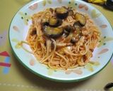 簡単☆茄子とチーズのミートソースパスタ作り方5写真