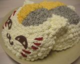 実物大？にゃんこ先生デコケーキ*誕生日に作り方24写真
