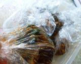 そば粉のお焼きinなすと大葉の甘辛味噌作り方2写真