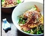 変り種！お刺身のジャンだれサラダ♪作り方5写真